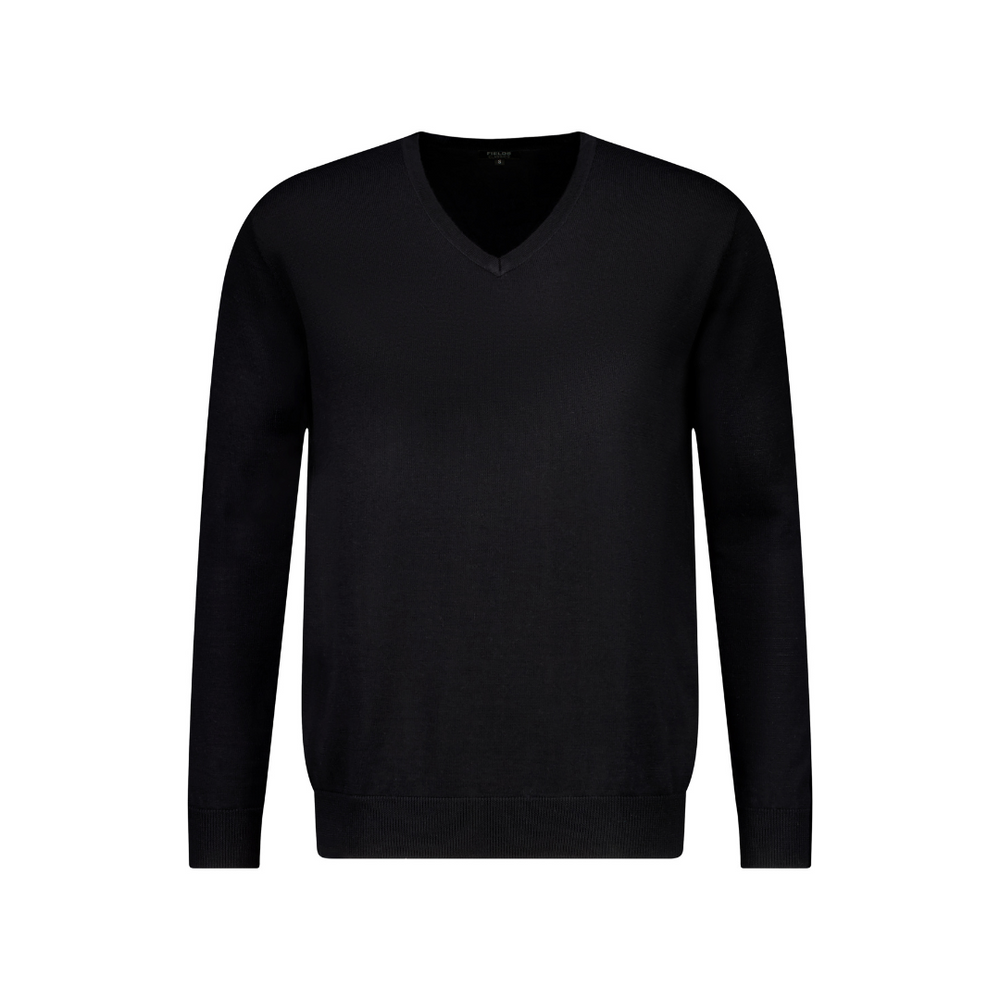 Fields Classics - Vee Neck Pullover with Rib Basque FL880