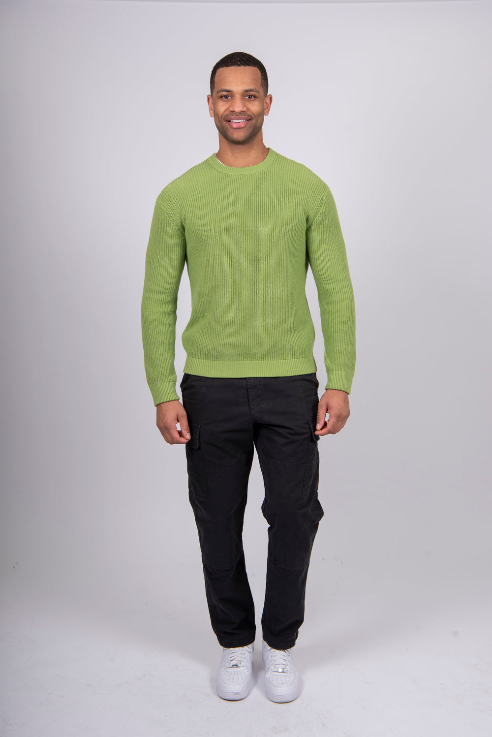 Bridge & Lord - Mens Crew Neck Fisherman's Rib BL5525