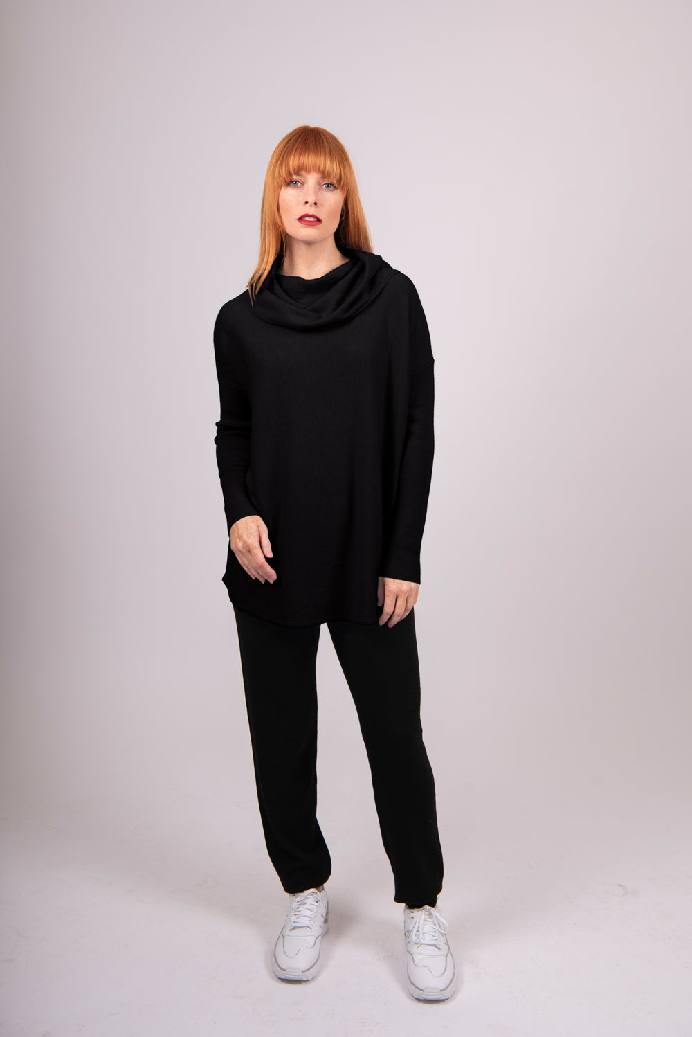 Bridge & Lord - Kylie Cowl Neck Curved Hem Pullover BL5653