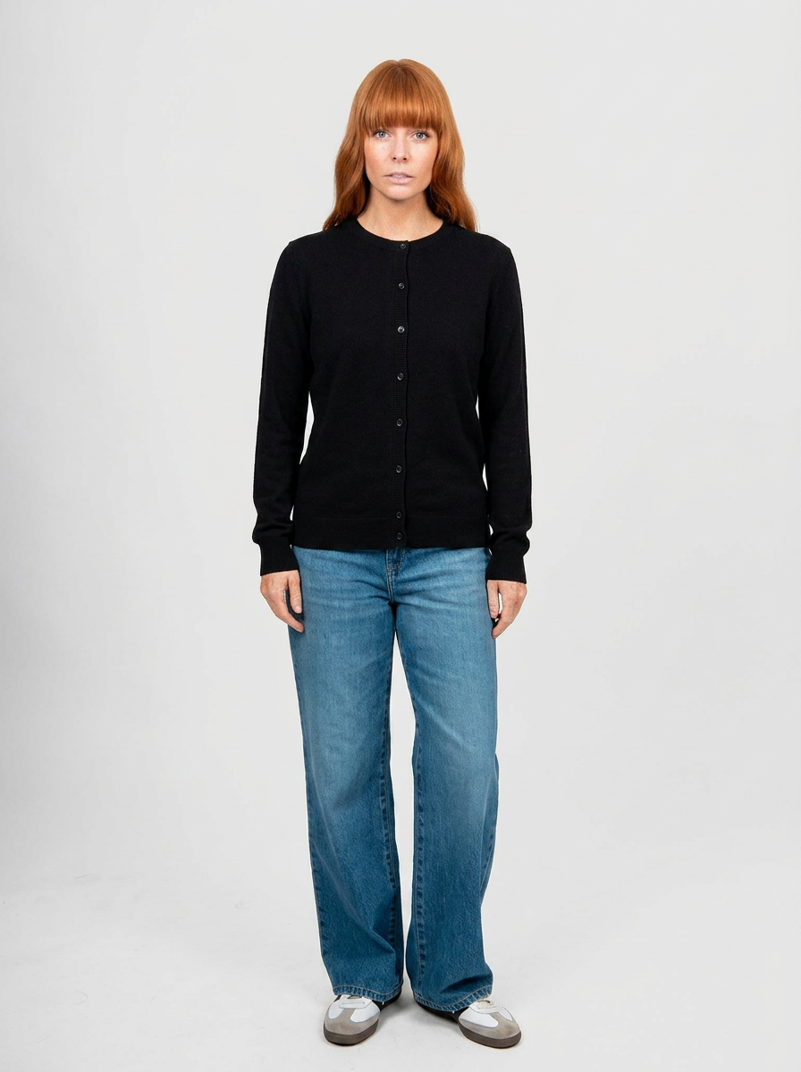 Bridge & Lord - Kate Button To Neck Cardigan BL6657