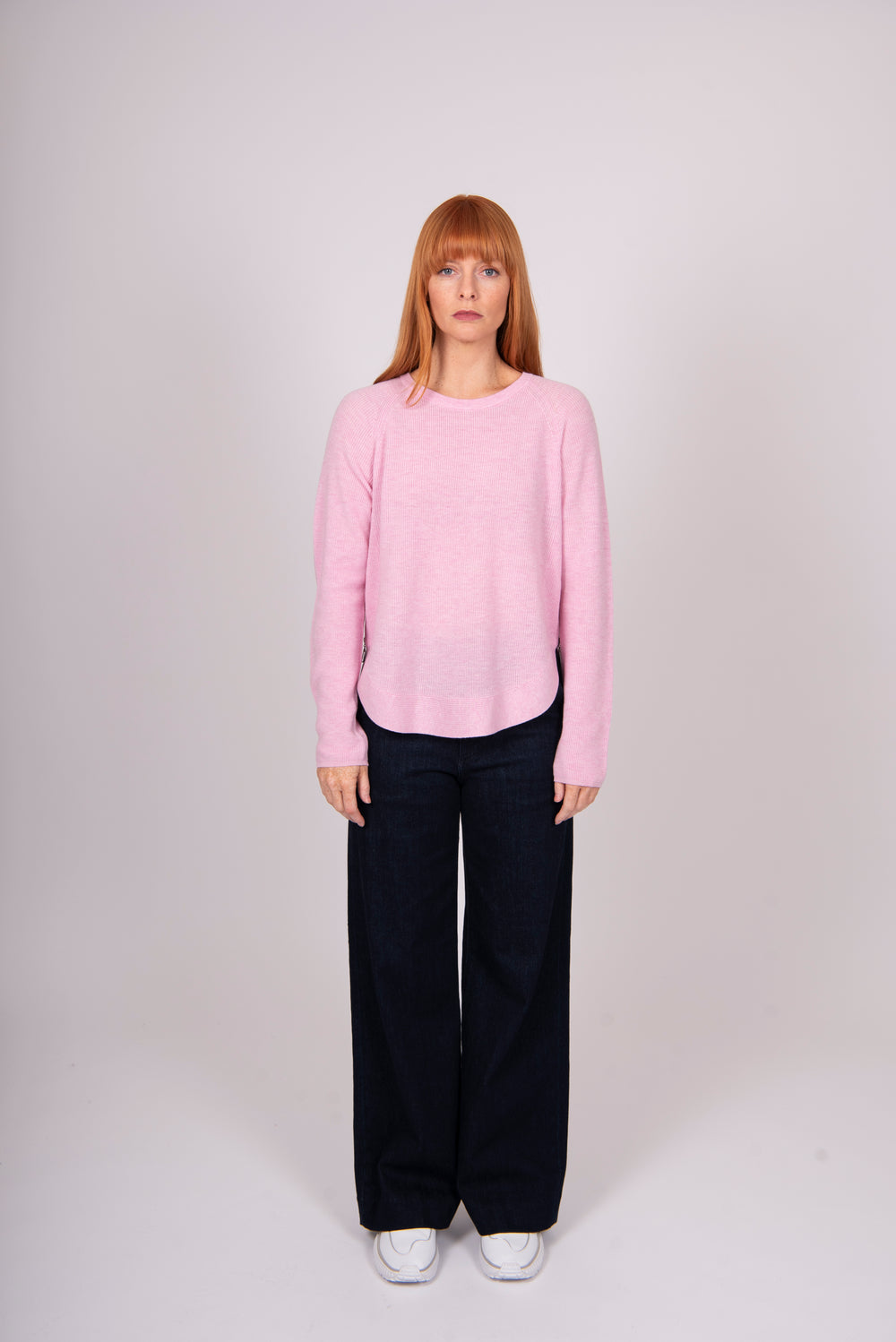 Bridge & Lord - Side Zip Pullover With Curved Hem BL5607