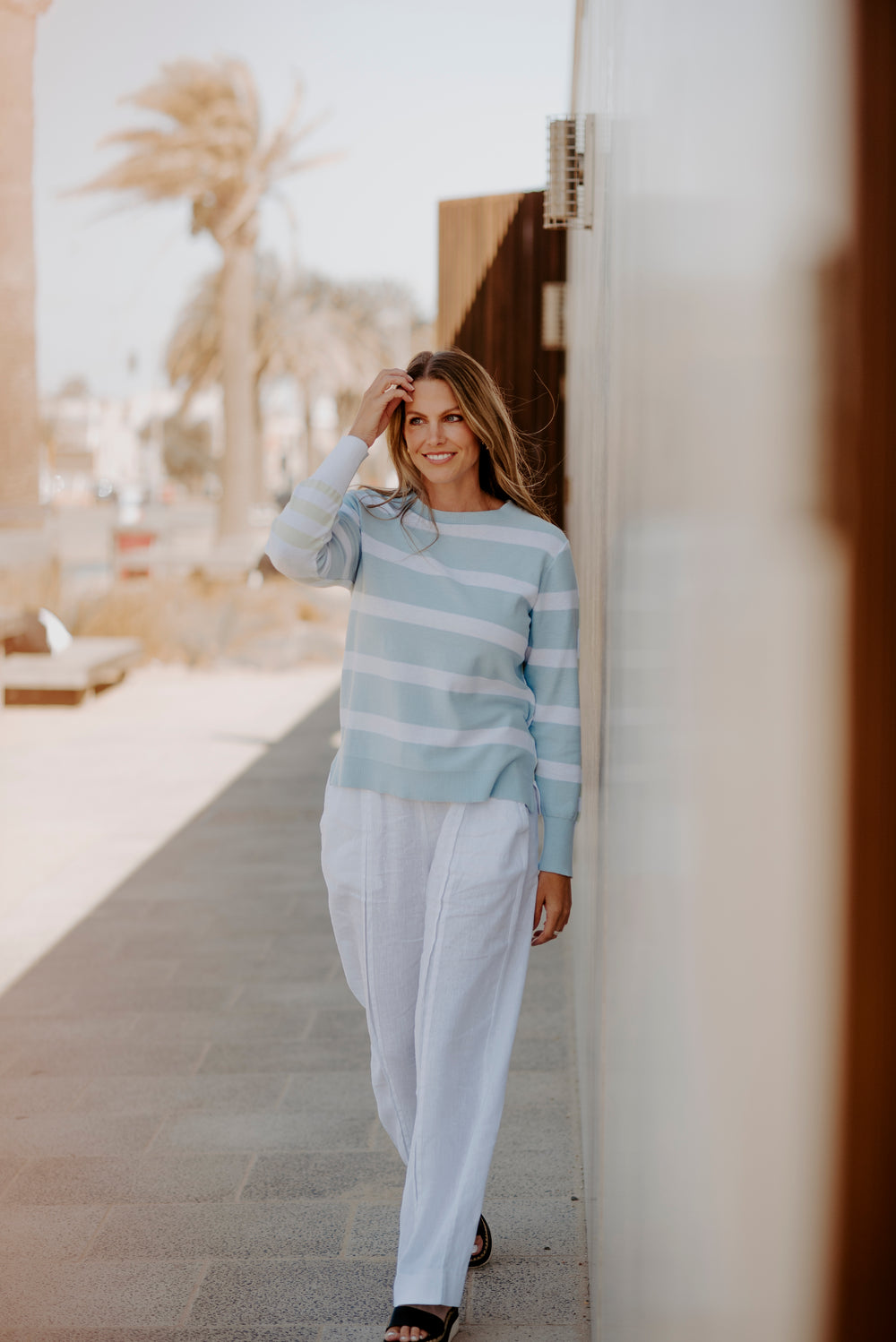Bella Stripe Pullover - FB5253
