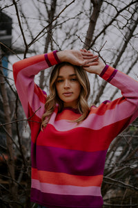 Fuchsia Stripe