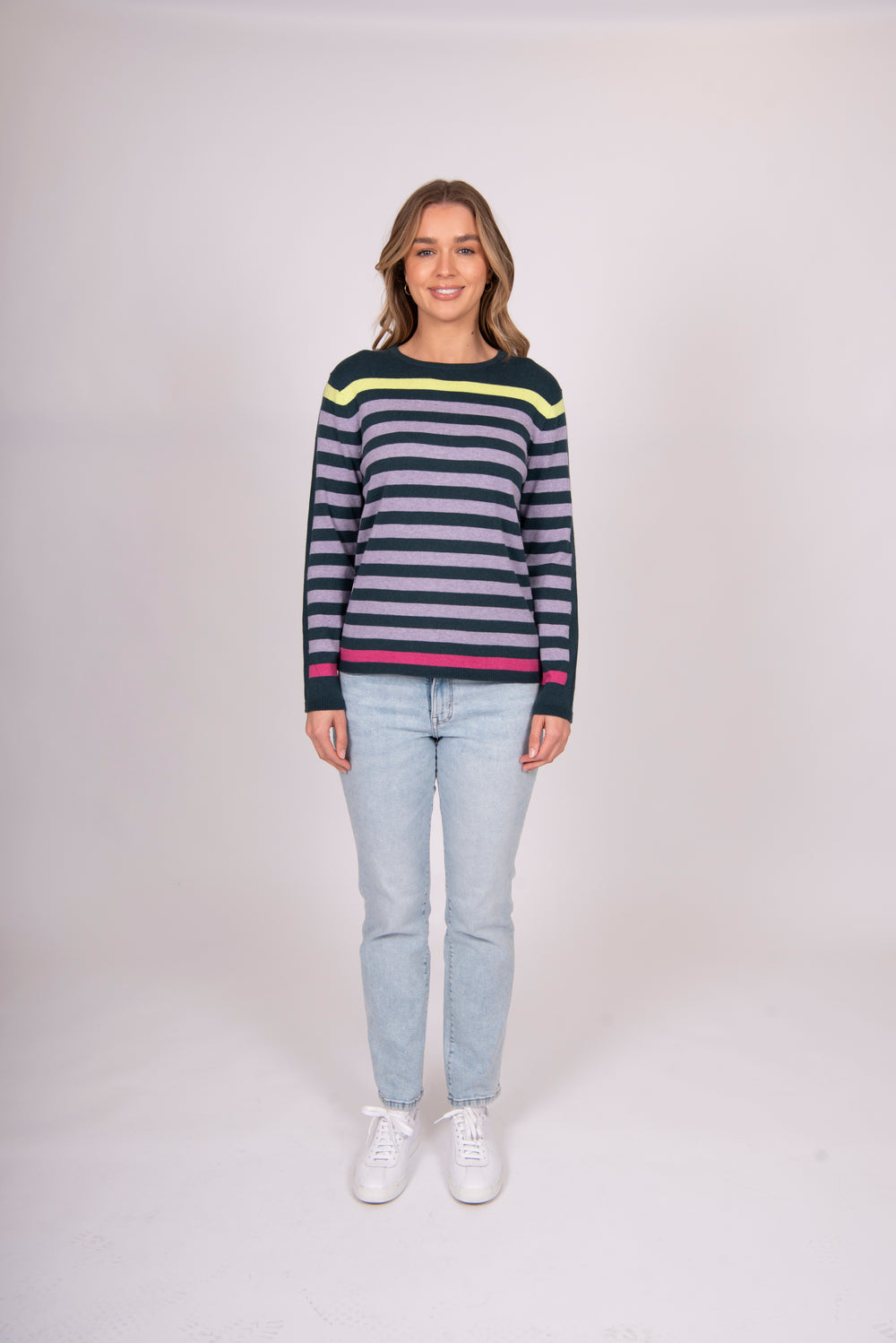 Bella - Stripe Pullover FB5435