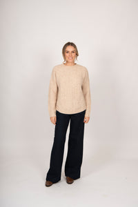 Fields - Cable Boxy Pullover FK5031