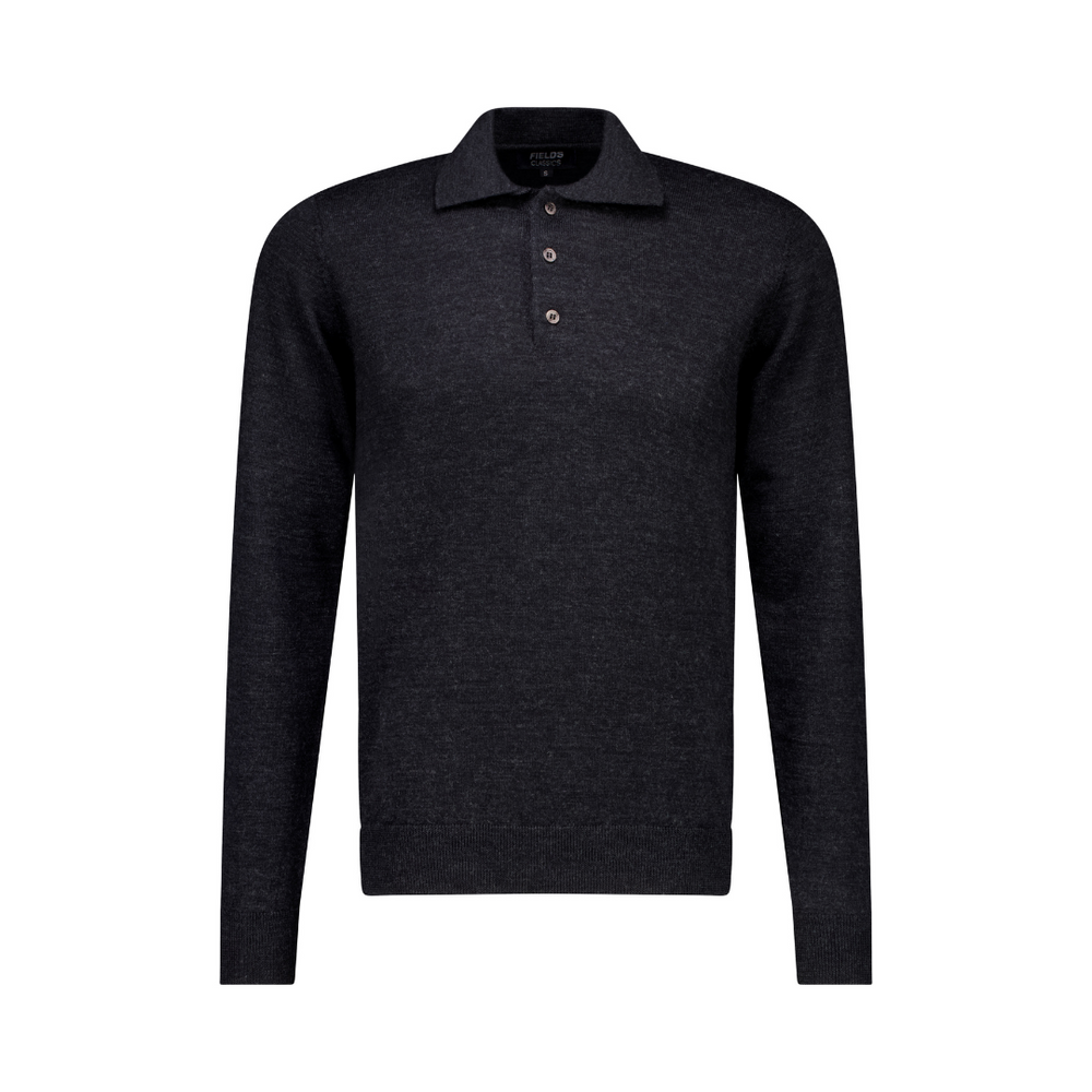 Fields Classics - 3 Button Polo with Milano Collar and Placket FL816