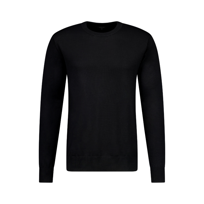 Fields Classics - Crew Neck Pullover with Rib Basque FL840