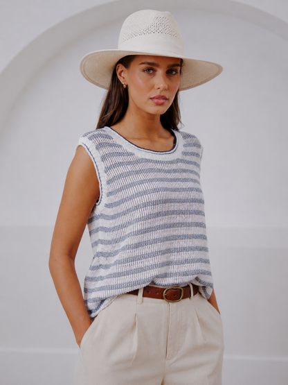Navy/White
