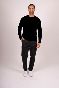Bridge & Lord - Mens Waffle Sweater with Set in Sleeve BL5502