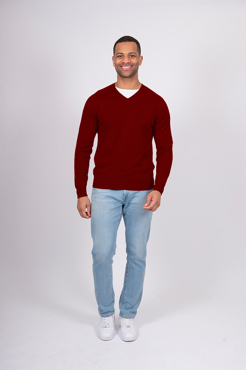 Bridge & Lord - Mens Essential Vee Neck Pullover BL5512