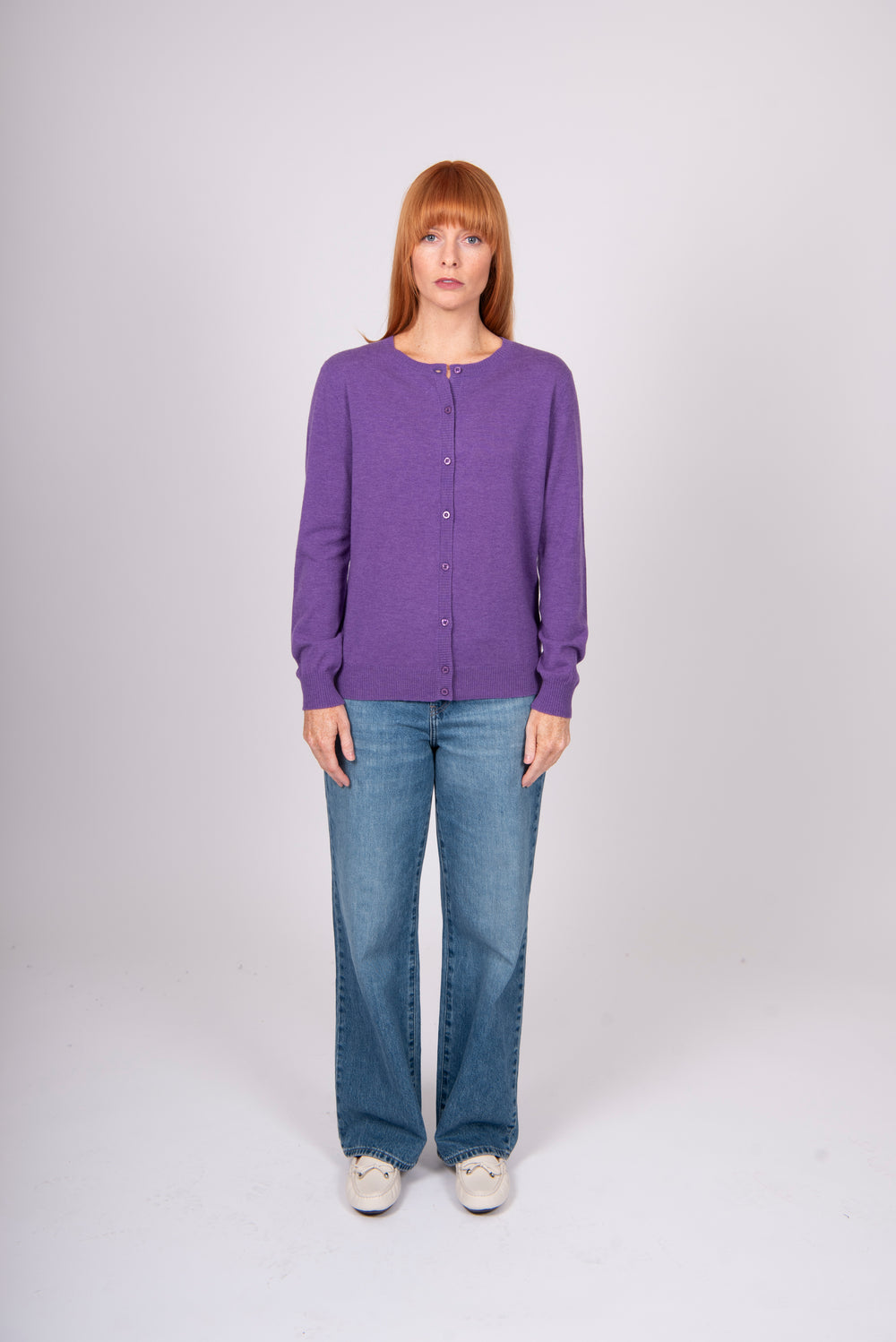 Bridge & Lord - Kate Button To Neck Cardigan BL5657
