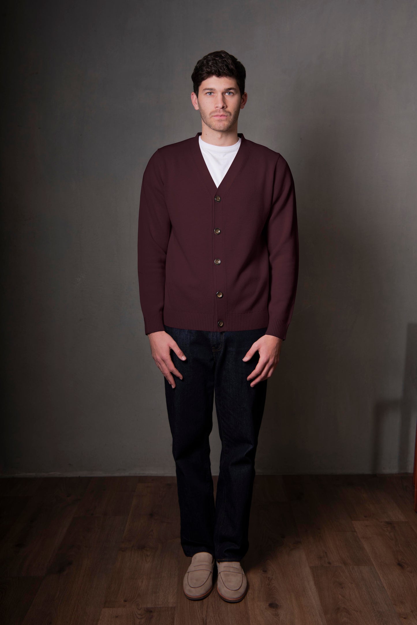 Bridge & Lord - Mens Slouchy Cardigan BL6504