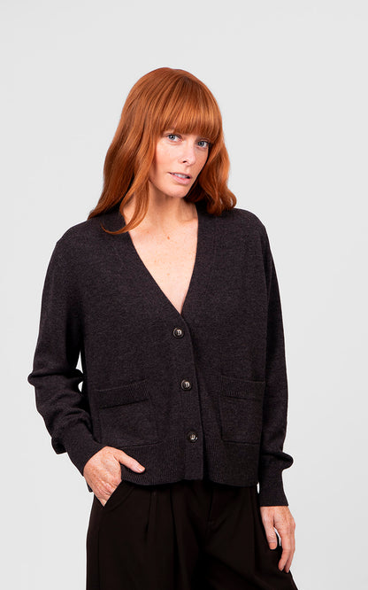 Bridge & Lord - Vee Relaxed Crop Cardi BL6606