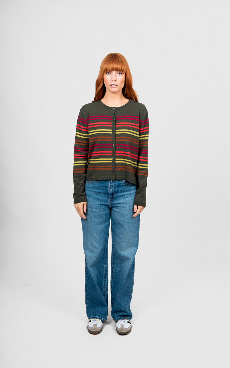 Olive Multi Stripe