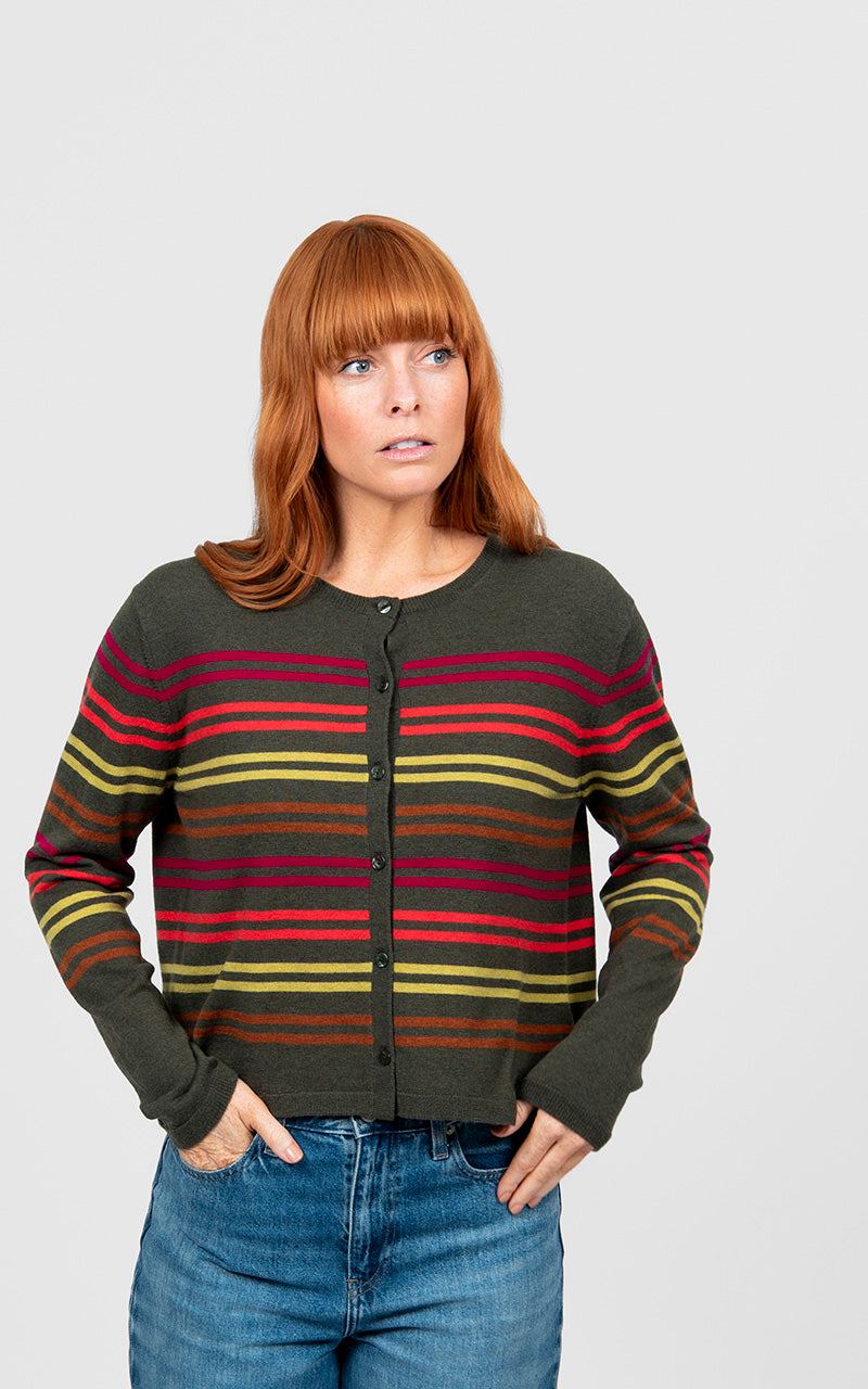 Olive Multi Stripe