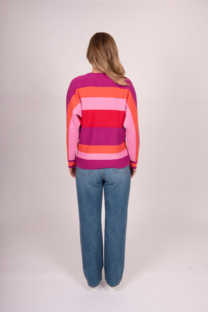 Fuchsia Stripe