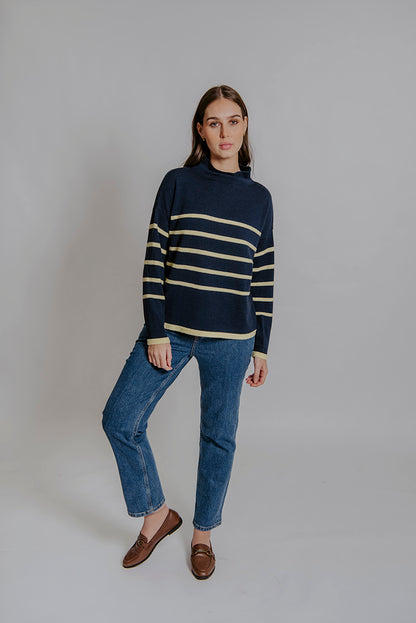 Navy/Butter