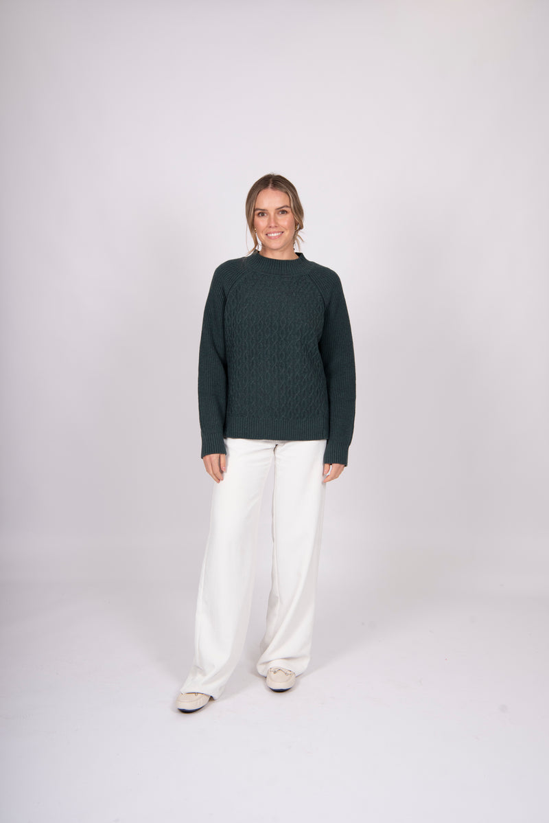 Fields - Cable Raglan Pullover FK5007