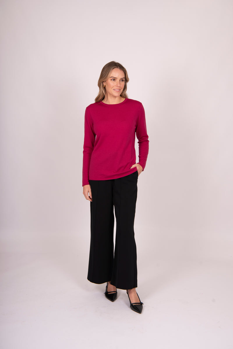 Fields - Signature Crew Neck Roll Trim Pullover FK5013