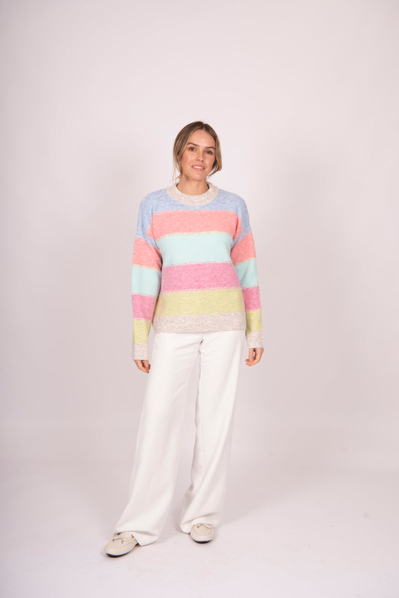 Fields - Multi Stripe Pullover FK5020