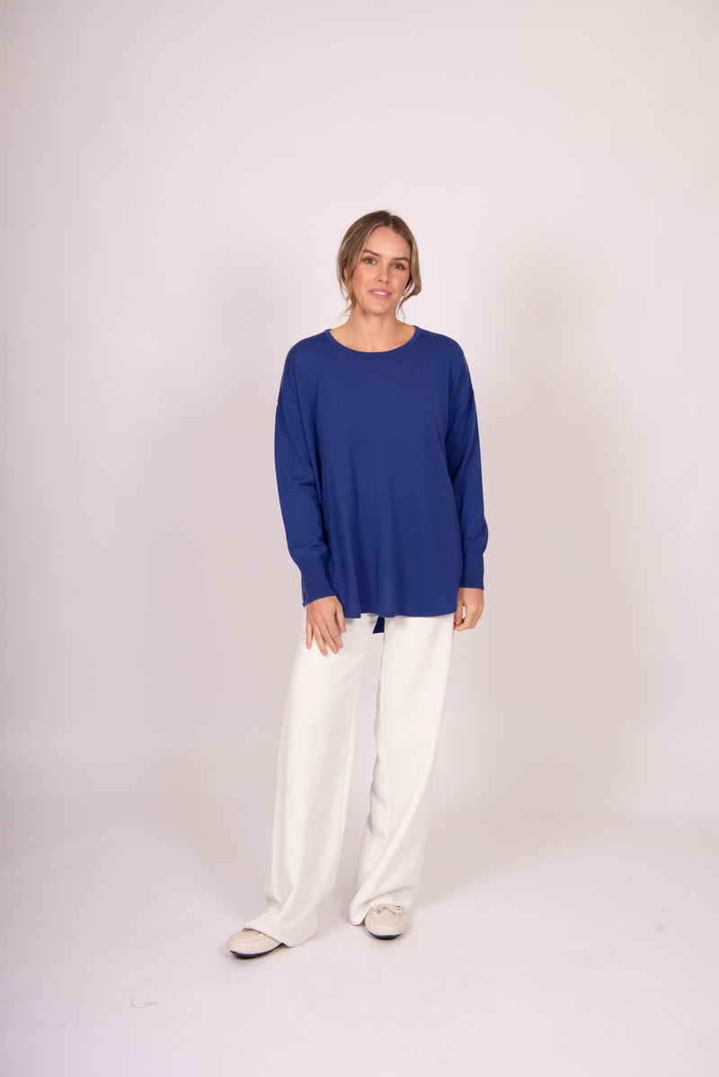 Fields - Pullover With Stepped Rib Cuffs FK5023