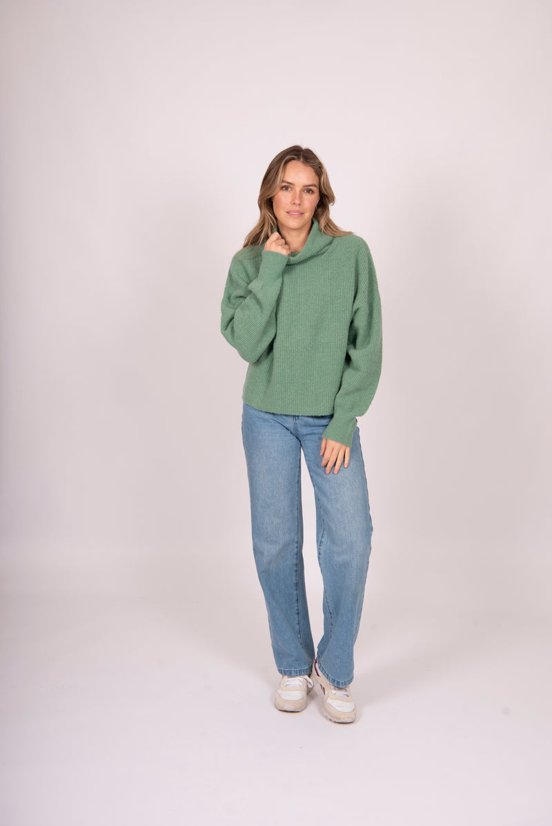 Fields - Funnel Neck Wedge Pullover FK5027