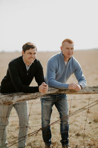 Fields Classics - 1/4 Zipper Pullover with Ribe Basque FL835